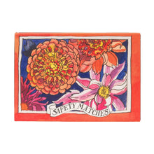 Load image into Gallery viewer, The Matchbox Maker Boxed Safety Matches / Dahlias Illustrated By Matthew Rice