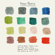 Load image into Gallery viewer, Poet & Painter Paint Chart New Home Card