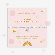 Load image into Gallery viewer, Joma 13th Birthday Children’s Bracelet