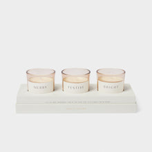 Load image into Gallery viewer, Katie Loxton Trio Votive Set / Festive