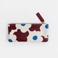 Load image into Gallery viewer, Caroline Gardner Wine Flower Rectangle Pencil Case