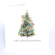 Load image into Gallery viewer, Five Dollar Shake Always Believe To Mum and Dad with Love (Tree) for Christmas Card