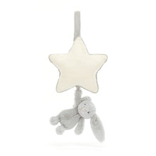 Load image into Gallery viewer, Jellycat Bashful Silver Bunny Musical Pull