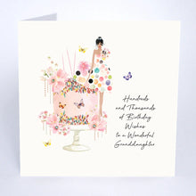 Load image into Gallery viewer, Five Dollar Shake ‘Beija-Flor’ Hundreds and Thousands of Birthday Wishes - Wonderful Granddaughter Card