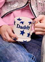 Load image into Gallery viewer, Emma Bridgewater Blue Star 'Daddy' 1/2 Pint Mug