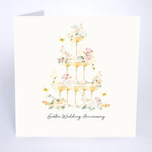 Load image into Gallery viewer, Five Dollar Shake ‘Beija-Flor’ Golden Wedding Anniversary Card