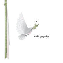 Load image into Gallery viewer, Five Dollar Shake Small Ribbons & Roses With Sympathy Card