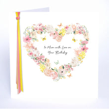 Load image into Gallery viewer, Five Dollar Shake To Mum With Love On Your Birthday (Heart) Birthday Card