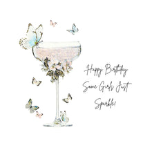 Load image into Gallery viewer, Five Dollar Shake Moonlight & Martini’s Some Girls Just Sparkle Birthday Card