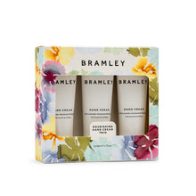 Load image into Gallery viewer, Bramley Nourishing Hand Cream Trio Contains: 3 x 50ml Hand Cream Tubes