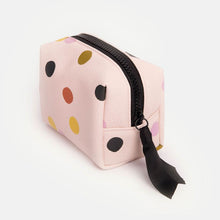 Load image into Gallery viewer, Caroline Gardner Multi Spot Mini Cube Cosmetic Bag