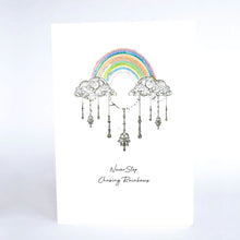 Load image into Gallery viewer, Counting Stars Cosmic Talisman Never Stop Chasing Rainbows Card