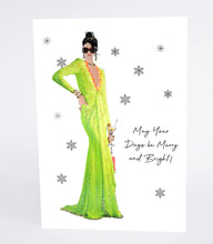 Load image into Gallery viewer, Counting Stars Haute Hippie Christmas Card May Your Days Be Merry and Bright