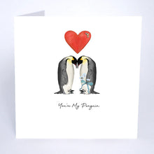 Load image into Gallery viewer, Five Dollar Shake Forget Me Not You're My Penguin Card