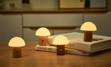 Load image into Gallery viewer, Ginkgo Design Super Mini Alice Mushroom Lamp / White Ash