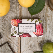 Load image into Gallery viewer, Toasted Crumpet Fresh Pomegranate Luxury Soap