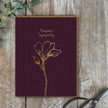 Load image into Gallery viewer, Toasted Crumpet Cosy Knit Deepest Sympathy Card