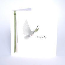 Load image into Gallery viewer, Five Dollar Shake Small Ribbons & Roses With Sympathy Card