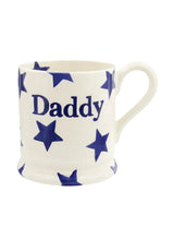 Load image into Gallery viewer, Emma Bridgewater Blue Star 'Daddy' 1/2 Pint Mug