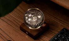 Load image into Gallery viewer, Ginkgo Design Amber Crystal Light / Solar System