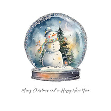 Load image into Gallery viewer, Five Dollar Shake Always Believe Merry Christmas & A Happy New Year (Snowglobe) Card