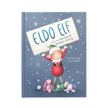 Load image into Gallery viewer, Jellycat Eldo Elf And The Patchwork Bashful Bunny Book