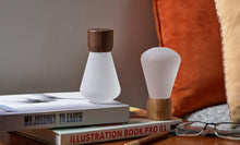 Load image into Gallery viewer, Ginkgo Design Mini Pentagon Desk Bulb / White Ash