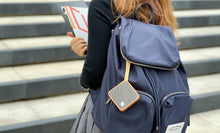 Load image into Gallery viewer, Gingko Design Mi Square Pocket Bluetooth Speaker / Natural Cherry Wood