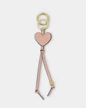 Load image into Gallery viewer, Katie Loxton Heart Bag Charm Keyring / Mum / Blush Taupe