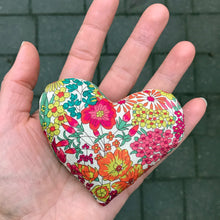 Load image into Gallery viewer, Liberty Tana Lawn Single Lavender Filled Heart - Assorted Liberty Fabrics