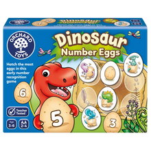 Load image into Gallery viewer, Orchard Toys Dinosaur Number Eggs Game