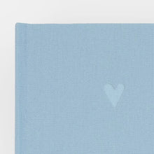 Load image into Gallery viewer, Caroline Gardner Blue Embossed Heart A5 Hardback Lined Notebook