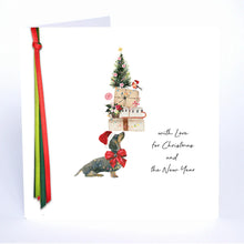 Load image into Gallery viewer, Five Dollar Shake Ribbon Candy With Love For Christmas And The New Year (Dog)Card