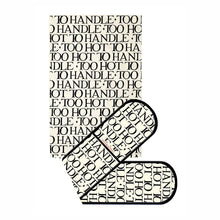 Load image into Gallery viewer, Emma Bridgewater Black Toast Tea Towel & Double Oven Glove Set
