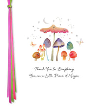 Load image into Gallery viewer, Five Dollar Shake Ribbon & Roses Thank You For Everything You Are A Little Piece Of Magic Card