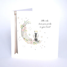 Load image into Gallery viewer, Five Dollar Shake Small Ribbons & Roses Little Cats Leave Paw Prints On Your Heart Sympathy Card
