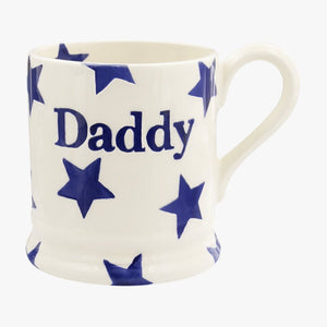 Emma Bridgewater Blue Star 'Daddy' 1/2 Pint Mug