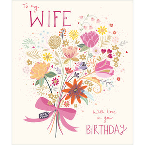 Woodmansterne Wife Birthday Card
