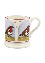 Load image into Gallery viewer, Emma Bridgewater Robin Snow Globe 1/2 Pint Mug