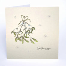 Load image into Gallery viewer, Five Dollar Shake ‘Fleur De Noel’ Christmas Card Christmas Kisses