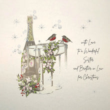 Load image into Gallery viewer, Five Dollar Shake ‘Fleur De Noel’ Christmas Card To A Wonderful Sister & Brother In Law