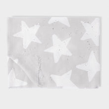 Load image into Gallery viewer, Katie Loxton Printed Foil Scarf / Starshine / Pale Grey, White & Silver