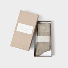 Load image into Gallery viewer, Katie Loxton Gift Boxed Socks / Taupe / One Size