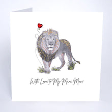 Load image into Gallery viewer, Five Dollar Shake Moonlight With Love To My Mane Man Card