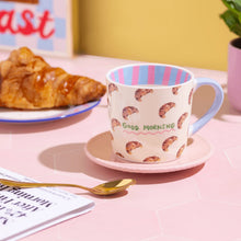 Load image into Gallery viewer, Eleanor Bowmer Good Morning Croissant Mug