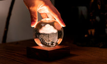 Load image into Gallery viewer, Gingko Design Amber Crystal Light / Rain Cloud