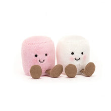 Load image into Gallery viewer, Jellycat Amuseables Pink And White Marshmallows Soft Toy