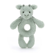 Load image into Gallery viewer, Jellycat Bashful Dragon Ring Rattle