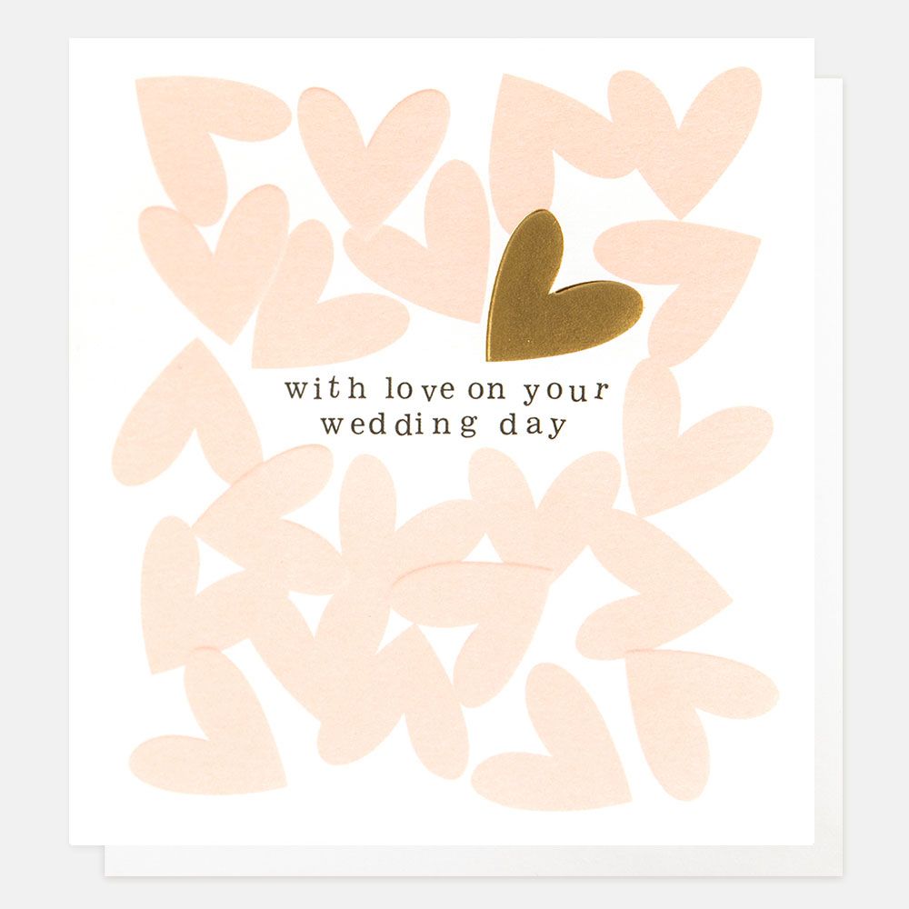 Caroline Gardner With Love On Your Wedding Day Hearts Card