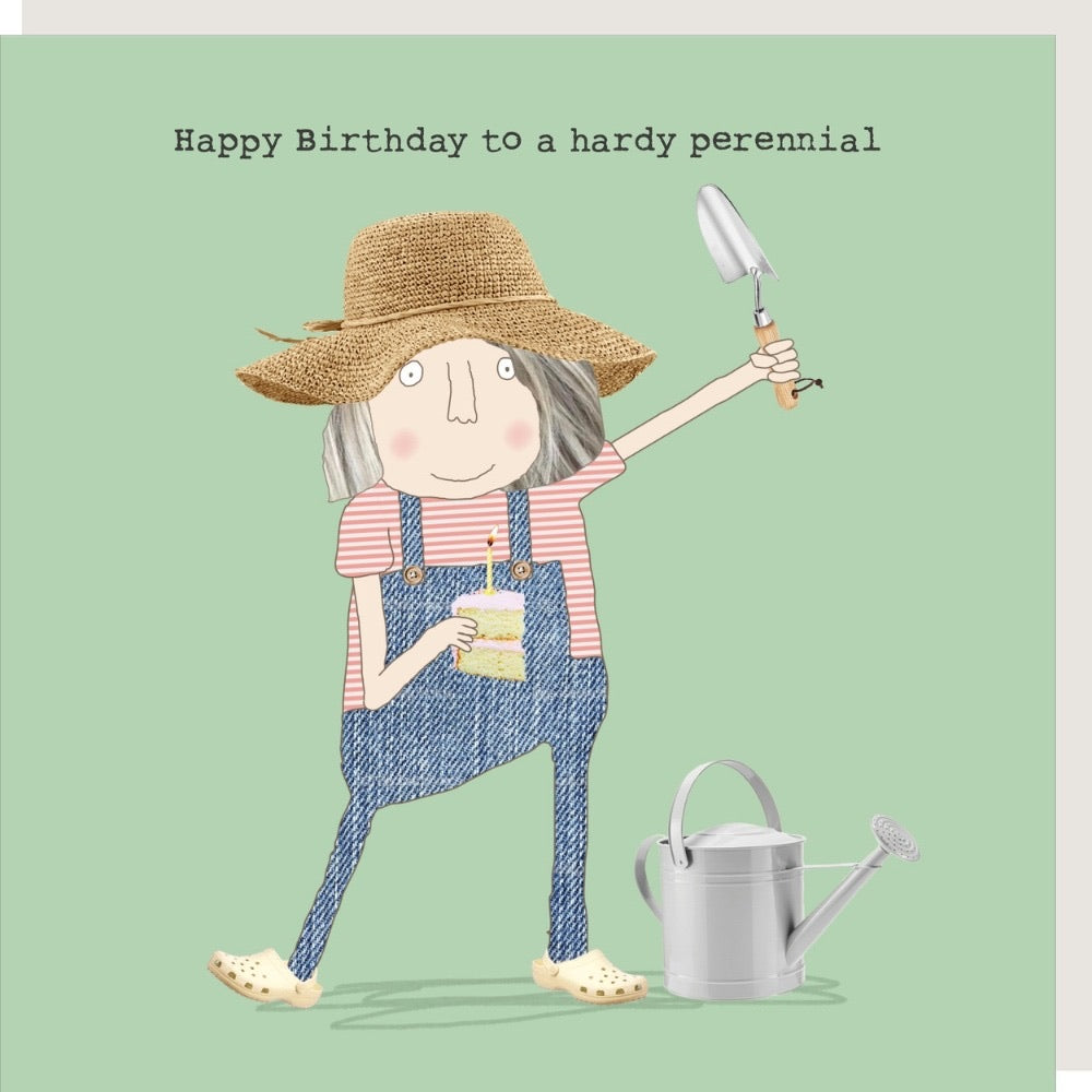 Rosie Made A Thing Happy Birthday Hardy Perennial Card